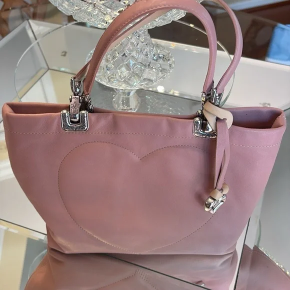BRIGHTON Jodi Bag - pink Leather/REVERSIBLE